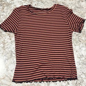 Multi Colored American Eagle top! Slightly cropped, but not too bad.